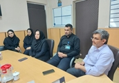 ارزیابی عملکرد واحد منابع انسانی بیمارستان حافظ توسط مسئولان دانشگاه 